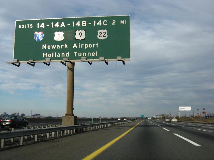 New Jersey Turnpike Near Exit 14, Essex County, New Jersey, November 1, 2009
