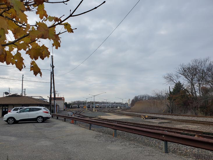 Train Yard, Bay Head Station, Bay Head, New Jersey, November 28, 2021