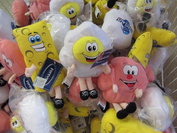 Pork Roll, Egg and Cheese BlueClaws Stuffed Dolls, Team Shop, FirstEnergy Park, Lakewood, New Jersey, August 3, 2014