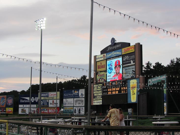 Lakewood BlueClaws vs. Asheville Tourists, FirstEnergy Park, Lakewood, New Jersey, August 3, 2014