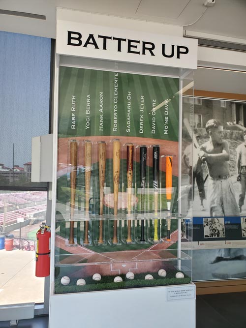 Baseball Bats, Yogi Berra Museum & Learning Center, Little Falls, New Jersey, September 4, 2024