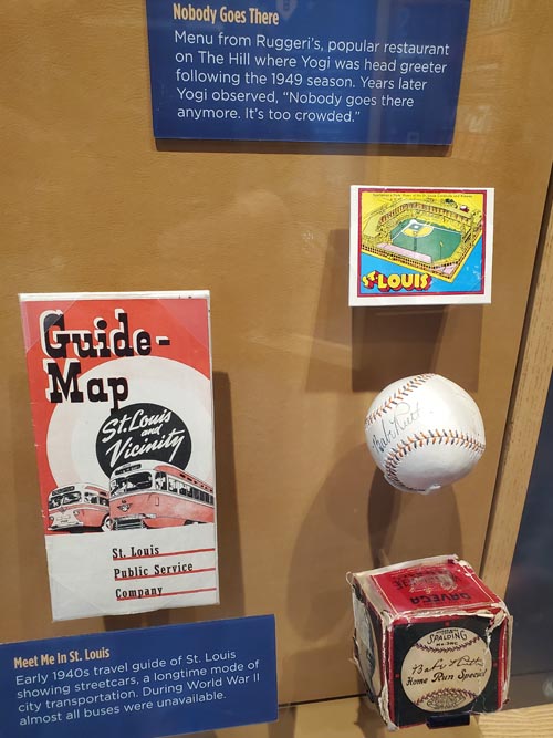 St. Louis Ephemera, Yogi Berra Museum & Learning Center, Little Falls, New Jersey, September 4, 2024