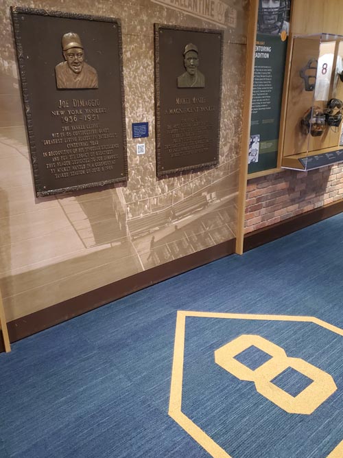 Monument Park Plaques, Yogi Berra Museum & Learning Center, Little Falls, New Jersey, September 4, 2024
