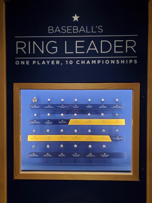 World Series Rings, Yogi Berra Museum & Learning Center, Little Falls, New Jersey, September 4, 2024