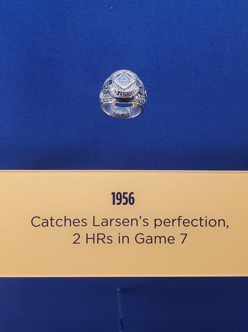 1956 World Series Ring, Yogi Berra Museum & Learning Center, Little Falls, New Jersey, September 4, 2024