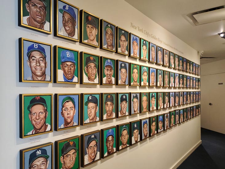 Andy Jurinko's New York City's Golden Boys Portraits, Yogi Berra Museum & Learning Center, Little Falls, New Jersey, September 4, 2024