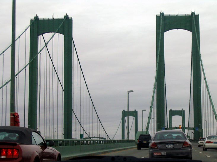 Delaware Memorial Bridge Between Salem County, New Jersey and New Castle County, Delaware