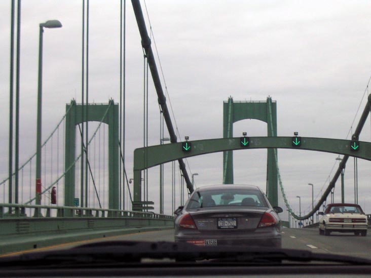 Delaware Memorial Bridge Between Salem County, New Jersey and New Castle County, Delaware, November 3, 2007