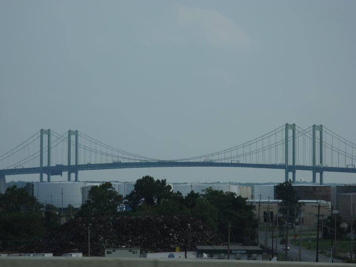 Delaware Memorial Bridge From Interstate 495, New Castle County, Delaware, August 27, 2009