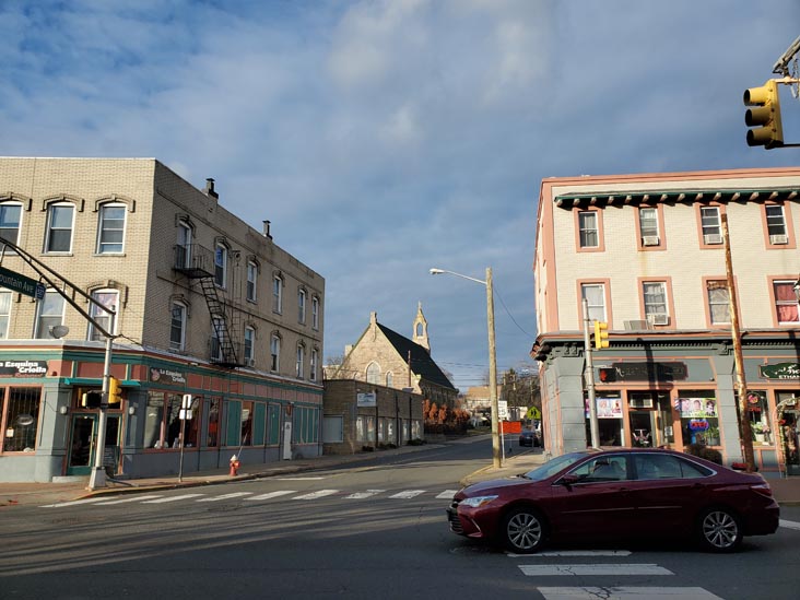 Main Street at Mountain Avenue, Bound Brook, New Jersey, January 7, 2023