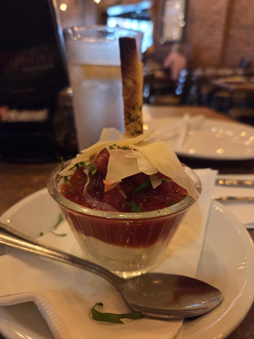 Meatball Sundae, Alfonso's Trattoria, Somerville, New Jersey, September 7, 2025