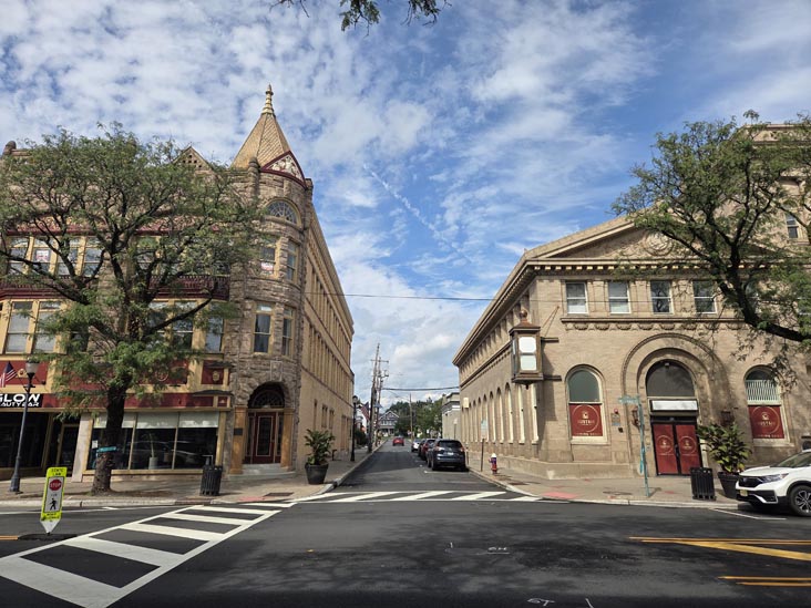 Looking Down Maple Street From Main Street, Somerville, New Jersey, September 7, 2025
