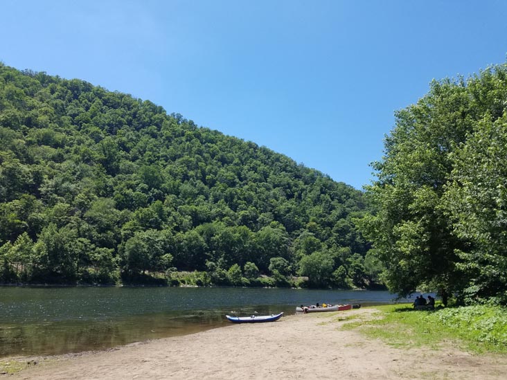 Delaware River, Delaware Water Gap National Recreation Area, Warren County, New Jersey, June 29, 2018