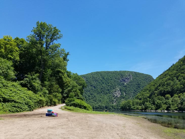 Delaware River, Delaware Water Gap National Recreation Area, Warren County, New Jersey, June 29, 2018