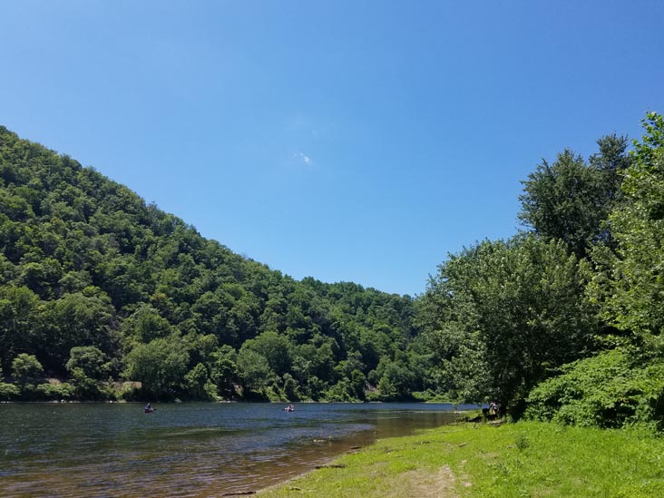 Delaware River, Delaware Water Gap National Recreation Area, Warren County, New Jersey, June 29, 2018