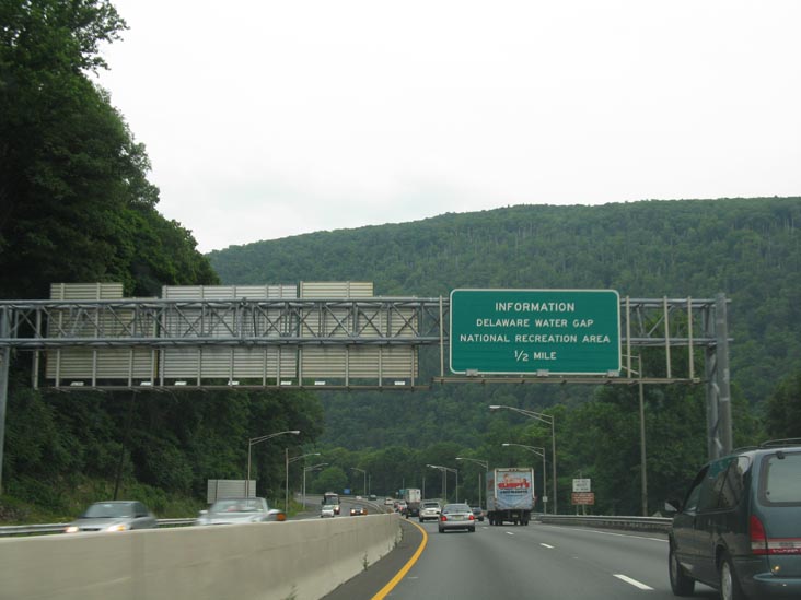 Delaware Water Gap From Interstate 80, Warren County, New Jersey, June 22, 2008