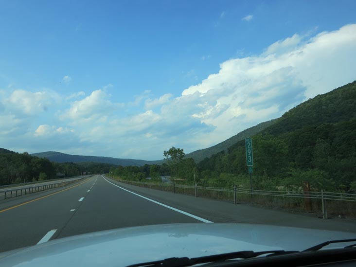 New York State Route 17 at Mile Marker 293 Between Exits 89 and 90, July 4, 2012