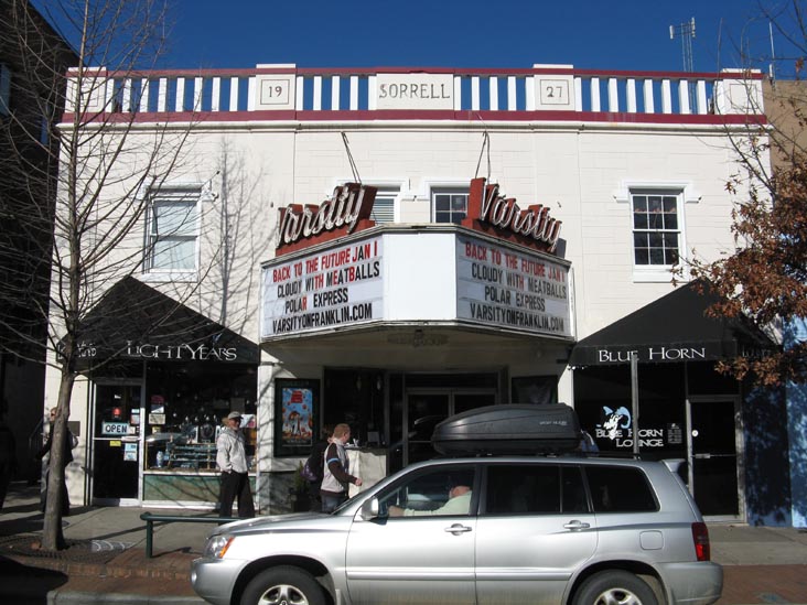 Varsity Theatre, 123 East Franklin Street, Chapel Hill, North Carolina