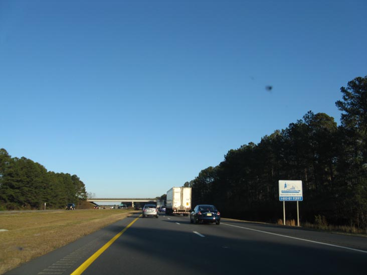 Interstate 95, Robeson County, North Carolina, January 2, 2010