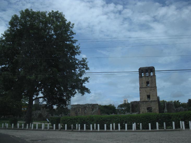 Torre de la Catedral, Via Cincuentenario, Old Panama/Panam&aacute; Viejo, Panama City, Panama, July 3, 2010