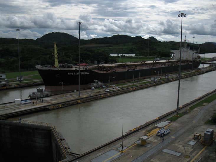 Miraflores Locks/Esclusas de Miraflores, Panama Canal, Panama, July 3, 2010