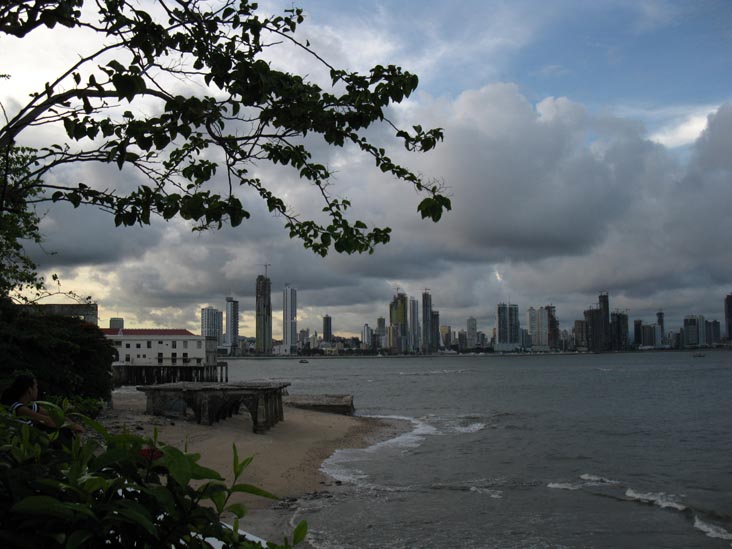 Panama City Skyline From Las Bóvedas, San Felipe, Panama City, Panama, July 3, 2010