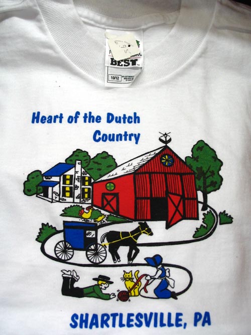 T-Shirt, Pennsylvania Dutch Gift Haus, 93 Roadside Drive, Shartlesville, Pennsylvania