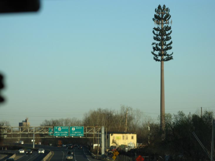 TowerCo PA2036 Stealth Tree Cell Phone Tower, Falls Curtis Equipment, 65 My Lane, Morrisville, Pennsylvania