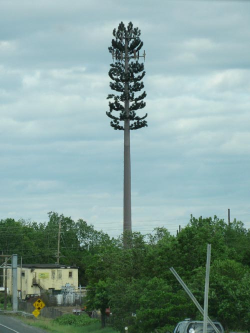 TowerCo PA2036 Stealth Tree Cell Phone Tower, Falls Curtis Equipment, 65 My Lane, Morrisville, Pennsylvania, May 9, 2010