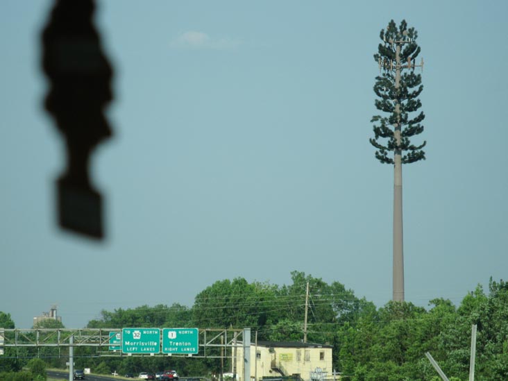 TowerCo PA2036 Stealth Tree Cell Phone Tower, Falls Curtis Equipment, 65 My Lane, Morrisville, Pennsylvania, June 20, 2010