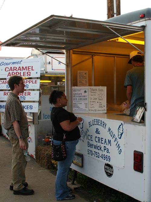Betty & Linda's Blueberry Muffins & Ice Cream, Bloomsburg Fair, Bloomsburg, Pennsylvania, September 23, 2006