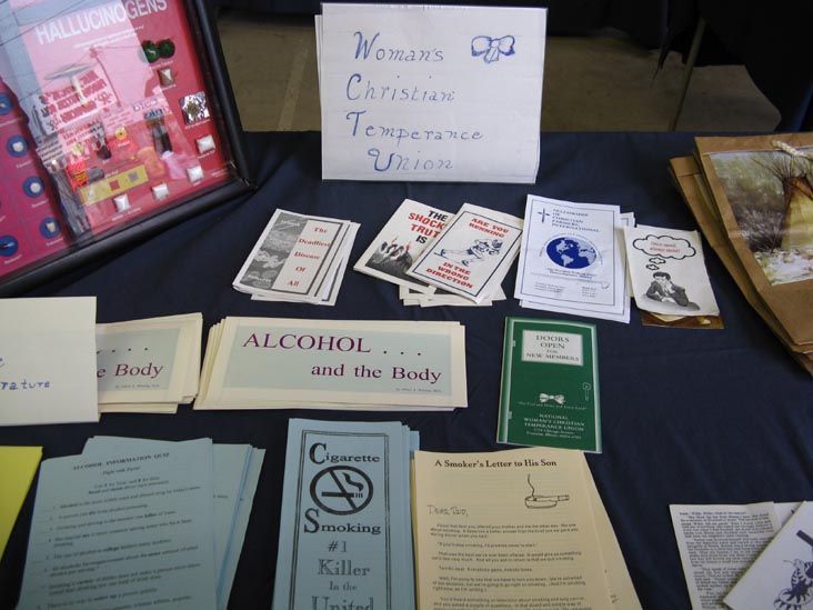 Woman's Christian Temperance Union Exhibit, Bloomsburg Fair, Bloomsburg, Pennsylvania, September 26, 2009