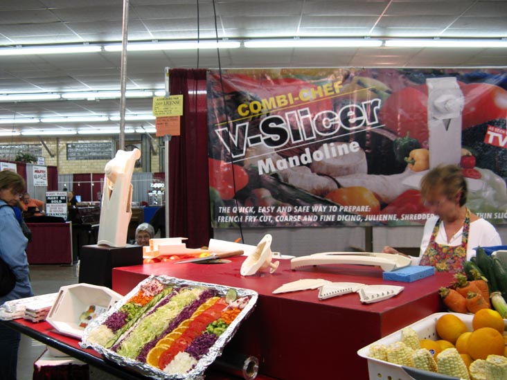 V-Slicer Exhibit, Industrial Exhibits Hall, Bloomsburg Fair, Bloomsburg, Pennsylvania, September 26, 2009