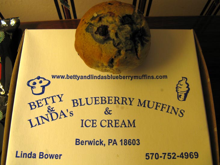Betty & Linda's Blueberry Muffins, Bloomsburg Fair, Bloomsburg, Pennsylvania, September 27, 2009