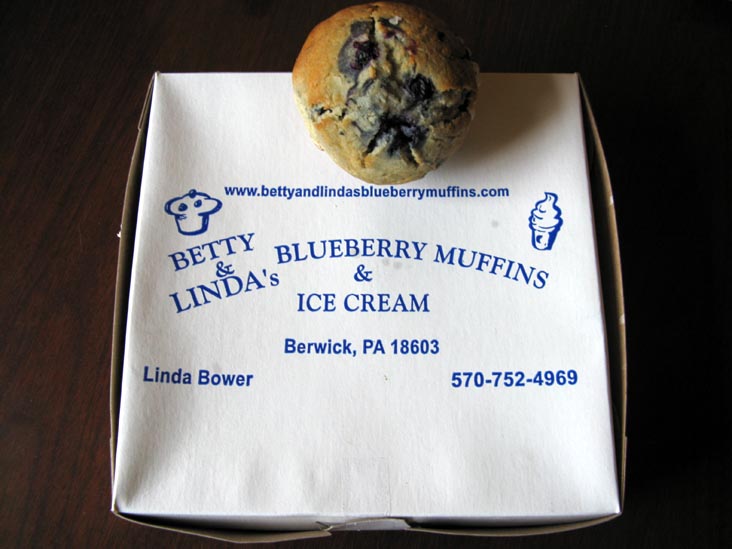 Betty & Linda's Blueberry Muffins, Bloomsburg Fair, Bloomsburg, Pennsylvania, September 27, 2009