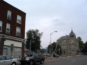 Main Street and Lighthouse Road, NW Corner, Bloomsburg, Pennsylvania