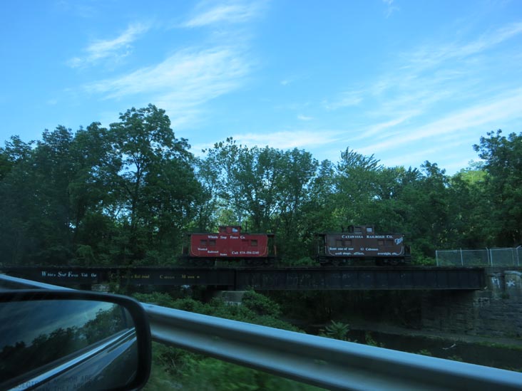 Catawissa Railroad Company Cabooses, Rupert Drive/Route 42, Bloomsburg, Pennsylvania