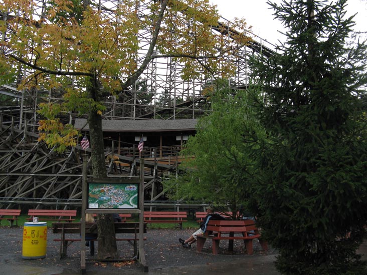 Twister Roller Coaster, Knoebels Amusement Resort, Elysburg, Pennsylvania