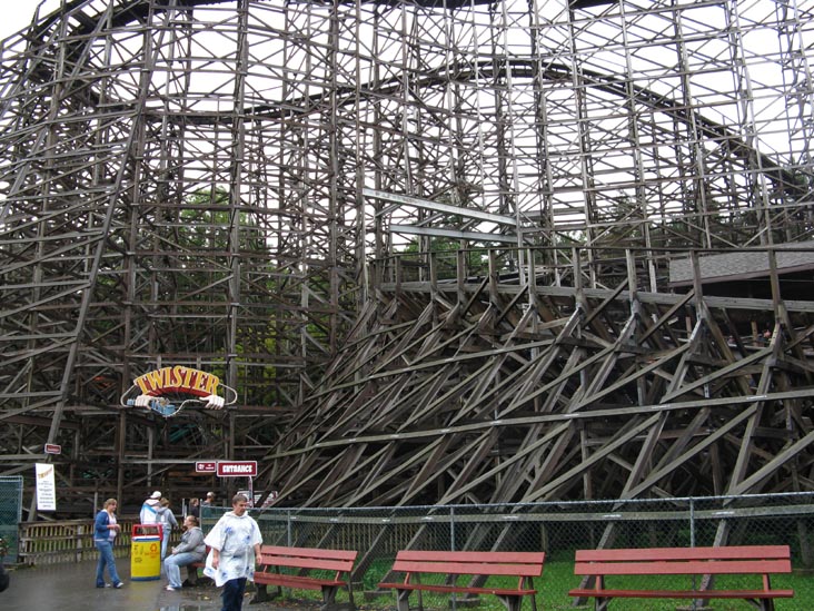 Twister Roller Coaster, Knoebels Amusement Resort, Elysburg, Pennsylvania