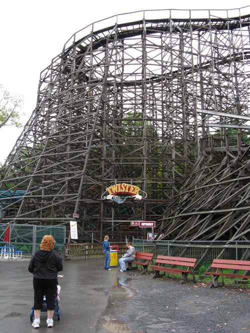 Twister Roller Coaster, Knoebels Amusement Resort, Elysburg, Pennsylvania