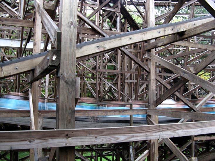 Twister Roller Coaster, Knoebels Amusement Resort, Elysburg, Pennsylvania