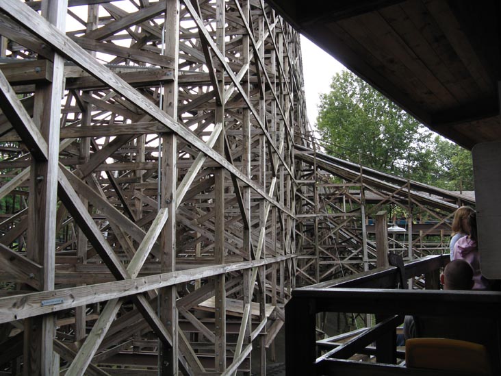 Twister Roller Coaster, Knoebels Amusement Resort, Elysburg, Pennsylvania