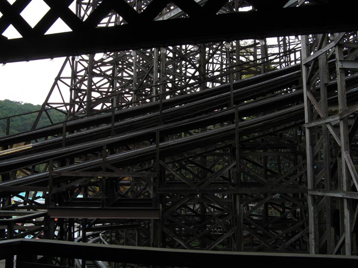Twister Roller Coaster, Knoebels Amusement Resort, Elysburg, Pennsylvania