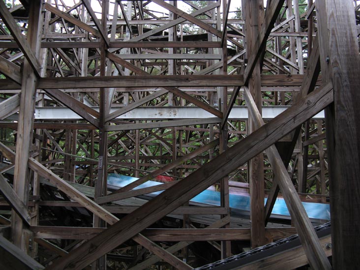 Twister Roller Coaster, Knoebels Amusement Resort, Elysburg, Pennsylvania