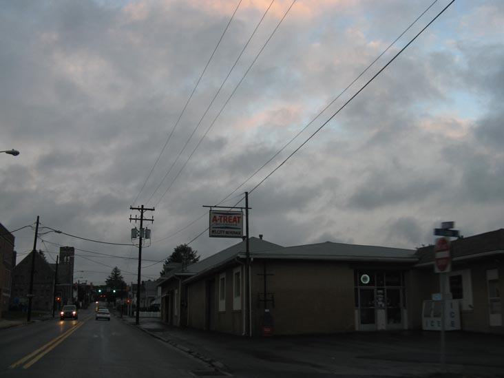 West Oak Street at 2nd Street, Frackville, Pennsylvania, September 27, 2009