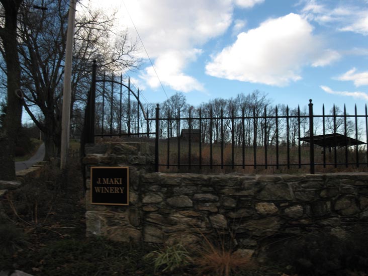 J. Maki Winery, 200 Grove Road, Elverson, Pennsylvania, November 26, 2010