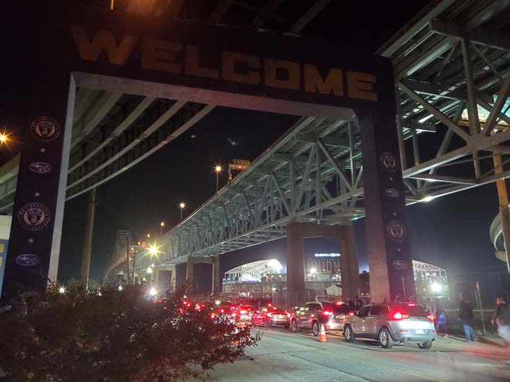 Commodore Barry Bridge, Subaru Park, 1 Stadium Drive, Chester, Pennsylvania, October 30, 2022