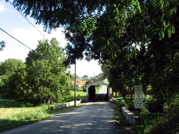 Covered Bridge, Belmont Road Near Paradise, Lancaster County, Pennsylvania