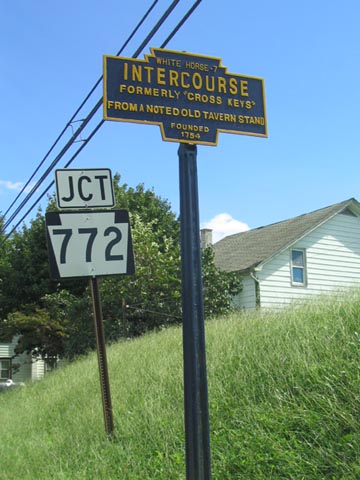 Route 340, Old Philadelphia Pike, Intercourse, Pennsylvania