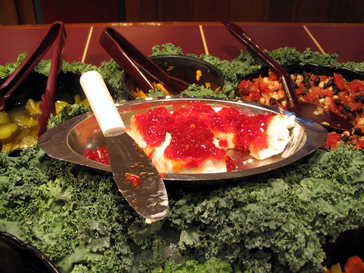 Cream Cheese and Pepper Jam, Miller's Smorgasbord, 2811 Lincoln Highway East, Ronks, Pennsylvania